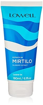 Lowell - Leave-in con Estratti di Mirtillo - Pettinatura, Idratazione e Protezione Termica - Azione Senza Crespo - Booster di Lucentezza a Lunga Durata, 180 ml