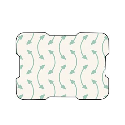 Bonamaison, Musmatta med digitalt tryck, halkfri baksida, för kontor och hem, storlek: 22 x 18 cm