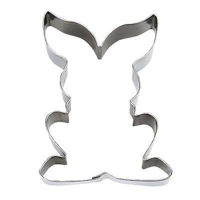 Staedter Emporte-pièce en Forme de Lapin Assis Argenté, Acier Inoxydable, Silver, 8 cm