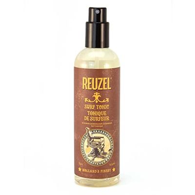 Reuzel Surf Tonic Hairspray - Fragrance Free - Adds Grip, Texture and Volume - Create a Windblown Style with Matte Finish - Exaggerates Hair's Natural Texture - for All Hair Types - 355 ml