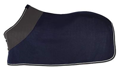 PFIFF 100983 Couverture Polaire Polaire pour Cheval Bleu/Gris 155