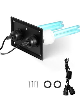 VEVOR Luchtreiniger HVAC-luchtzuiveraar voor thuis, 50 W, airconditioning, golflengte 254 nm, UV-C-licht, met uv-lamp 126 mm, krachtige reiniging, voor airconditioning
