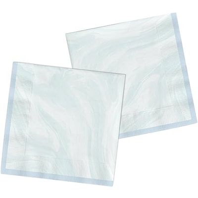 Folat 61920 Stoviglie Per Feste 33cmx33cm 20 pezzi Marmo Blu-Tovaglioli Di Carta per Cena di compleanno, bambini, festa, matrimoni, baby shower, medio