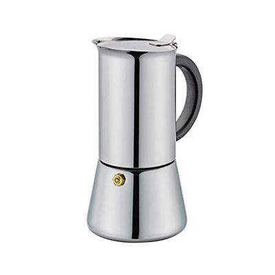 Cilio Rigoletto Espressokoker, roestvrij staal, 4 kopjes