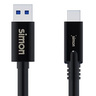 CABLE USB 3.1 A - USB C NEGRO 1M - MU133201