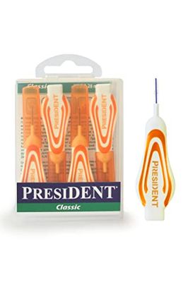 President 4 SCOVOLINI INTERDENTALI formato XS Ø 0,28mm. Rimuovono la placca in qualunque spazio interdentale. Ideali per portatori di apparecchi e protesi