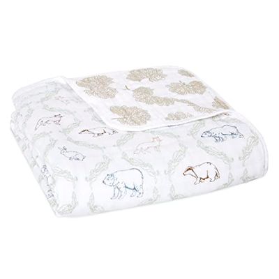 aden + anais Essentials Dream Couverture pour bébé – Lot de 1 Grande literie Respirante 100% Mousseline de Coton | Couvertures de Berceau pour Nouveau-né garçons et Filles | Cadeau de fête prénatale