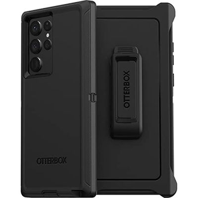 OtterBox DEFENDER SERIES SCREENLESS EDITION Hoesje voor Galaxy S22 Ultra - ZWART