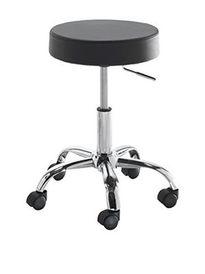 Wink design,Chesapeake, sgabello finta pelle, Nero