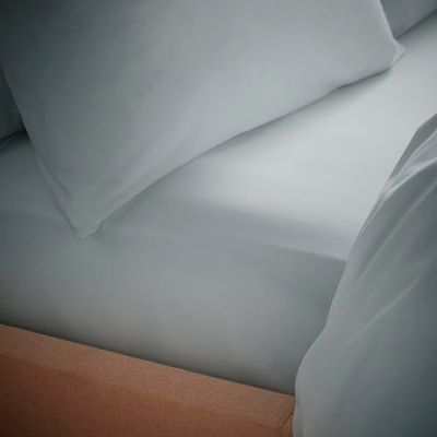 Bianca 200 Draadtelling Temperatuurregeling TENCEL™ Lyocell Super King Hoeslaken Zilvergrijs