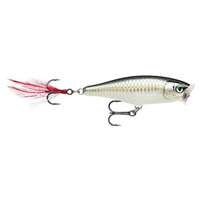 Rapala - Visaas skitter pop – vismateriaal met balsa-constructie – aas voor het vissen van zoetwatervissen – drijvende diepte van het zwemoppervlak – grootte 7 cm / 7 g – blik