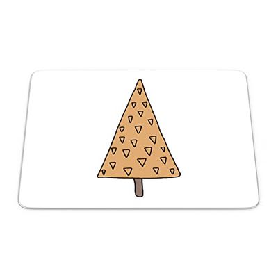 Bonamaison, Tappetino per mouse rettangolare, con stampa digitale, antiscivolo, per ufficio e casa, dimensioni: 22 x 18 cm