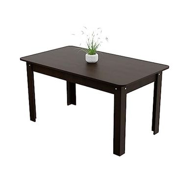 Homey Mesa Extensible de Comedor o Salón, Modelo Haiden, Robusta y Funcional, Color Wengué, Medidas: 140-184 cm (Largo) x 80 cm (Ancho) x 74 cm (Alto), Madera