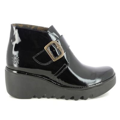 Fly London Birt397fly Enkellaars voor dames, Zwart, 37 EU
