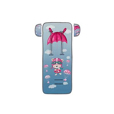 Interbaby 0C054-02 Overtrek voor kinderwagen Paracaidista, roze