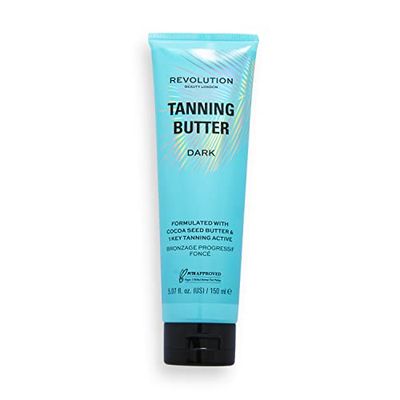 Makeup Revolution Buildable Self Tanning Butter, Dark, 200ml
