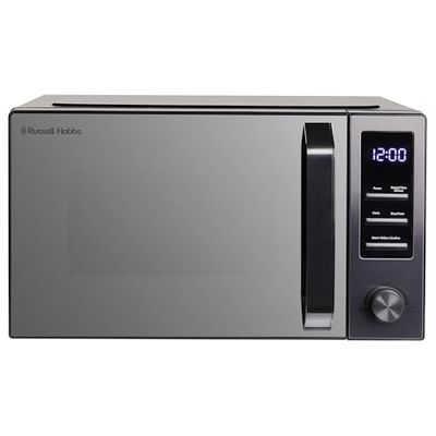 Russell Hobbs Digital Microwave, 23L, Solo, 5 Power Levels and 8 Auto-Cook Menus in Dark Steel, RHM2372DS