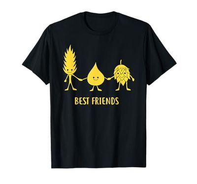 Mestiere Birra Artigianale Ingredienti Birraio Best Friends Maglietta