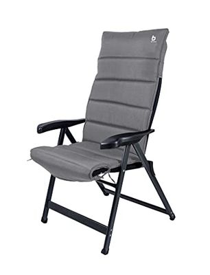 Bo-Camp - Cojín para Silla - Universal - Acolchado - Poliéster - Gris