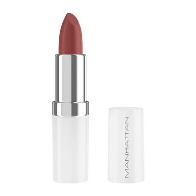 Manhattan Lasting Perfection Satin Lipstick 870 Mauve Quartz, rossetto per colori intensi e duraturi e idratanti