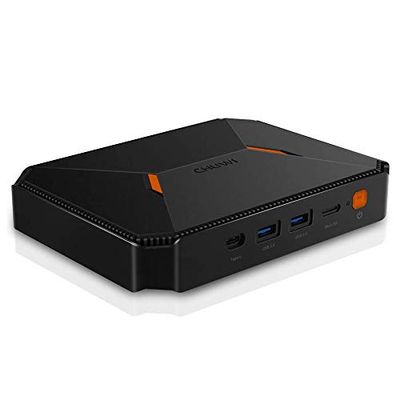 CHUWI HeroBox Mini PC Intel Gemini-Lake N4100 Quad-Core processor, 8 GB RAM DDR4, 180 GB SSD (uitbreidbaar tot 2TB 2.5 HDD en tot 1TB SSD), Dual Band WIFI 2.4GHz/5GHz, Bluetooth 4.0, Windows 10