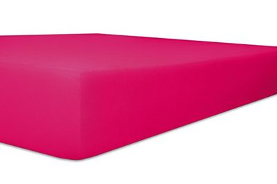 Kneer Exclusieve stretch jersey hoeslaken, kleur: 52 fuchsia; maat: 180x200-200x220 cm