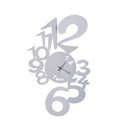 Arti & Mestieri Lupin - Orologio da Parete di Design 100% Made in Italy - in Ferro, 30 x 48 cm - Alluminio