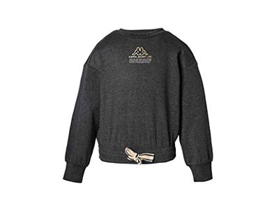 Kappa BTS Baba Sudadera, Niñas, Negro/Blanco, 10Y
