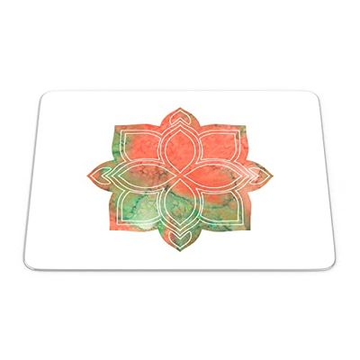 Bonamaison, Tappetino per mouse rettangolare, con stampa digitale, antiscivolo, per ufficio e casa, dimensioni: 22 x 18 cm