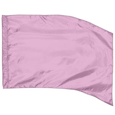 Lavendel Color Guard vlag, gebogen rechthoek effen kleur vlag voor oefening, gemaakt van gemakkelijk schoon te maken polyester Habutai