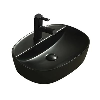 Mexen Iris 21995085 - Lavabo da bagno, colore: nero opaco