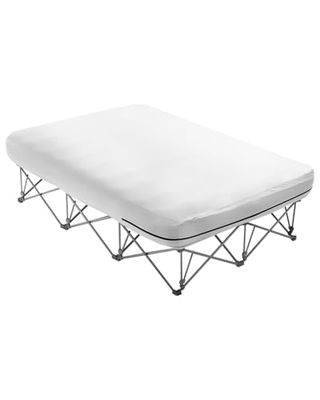 VEVOR Matelas Gonflable avec Cadre, 272 kg, Lit de Camping Gonflable 2 Personnes, avec Pompe, Mallette de Transport, Lit Pliable Portable pour Invités, Camping, Voyage, Utilisation Intérieur Extérieur