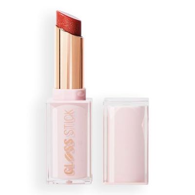 Revolution Pout Lip Gloss, Lip Gloss Ultra Lucido e Pigmentato con Acido Ialuronico e Vitamina E, Vegano e Cruelty-Free, 3g, Shimmer Sugar Cookie Pink