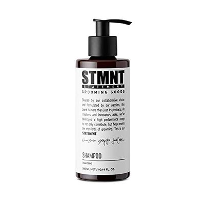 STMNT STATEMENT GROOMING GOODS Shampooing | Avec charbon actif et menthol | Élimine efficacement les dépôts de produits | Sans sulfates (SLS**) et huiles de silicone