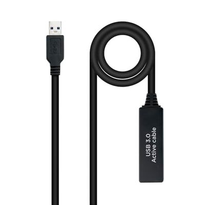 USB 3.0 verlengkabel, 10 m, zwart: geniet van een ononderbroken en snelle verbinding, deze kabel garandeert optimale prestaties voor al uw apparaten.