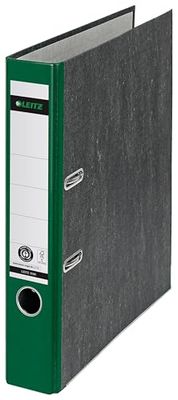 Leitz Raccoglitore con Meccanismo a Leva 180° Recycle, Formato Commerciale, Dorso 5.2 cm, Verde, 10505055