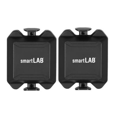 smartLAB Cadspeed - Sensore di cadenza e velocità per la bicicletta | Senza magneti | Con Bluetooth e ANT+ | Wahoo Fitness e molti altri