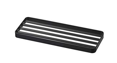 Yamazaki 4806 Tower Plateau sanitaire, Noir, Acier, Minimaliste, 24 x 9 x 1.5 c m