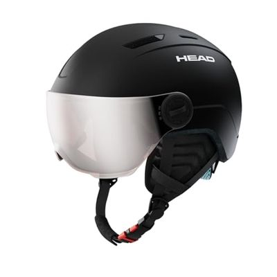 HEAD Mojo Visor Casque de Ski et de Snowboard Garçons, Noir, XXS