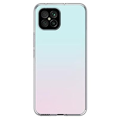 Siliconen hoes voor Huawei Honor Play 5 5G, transparant, zachte TPU flexibele beschermhoes voor het hele lichaam, stootvast, krasbestendig, anti-vingerafdruk, robuuste telefoonhoes