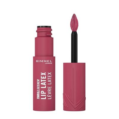 Rimmel Thrill Seeker Lip Latex szminka w płynie z kwasem hialuronowym i witaminą E nr 300 Main Character, 6 ml