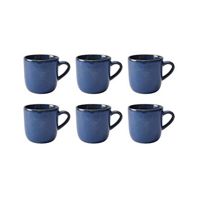 AIDA RAW - Tazza caffè 20 cl - 6 pz - Blu notte