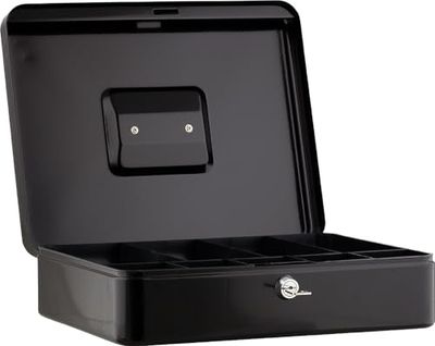Caja para dinero Sax , color Negro B 30 x H 9 x T 24 cm