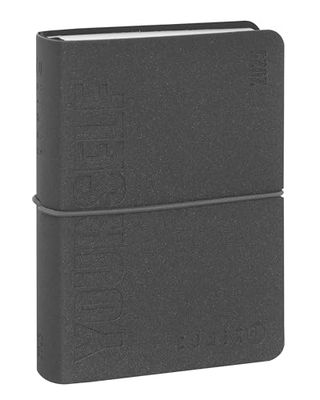 COMIX U Yourself 16 Month Small Pocket Diary 2024-2025 Hard Cover and 448 Lined Pages Ideal for High School 11 x 15.3 cm Grey
