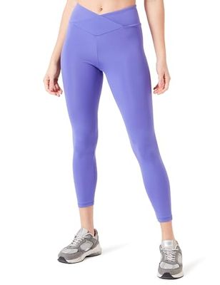 Koton Damleggings med asymmetriskt snitt hög midja sport slim fit, Lila (352), L