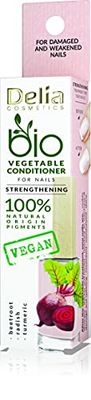 Delia Cosmetics - Bio Nail Oil - Vegan Nail Conditioner - Damaged and Weakened nails - Natural Replenishment - Strengthening, Nourishing, Moisturizing - 11 ml