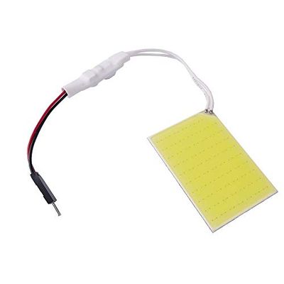 Cablematic – Lampadina per Auto LED T10 W5 W Feston C5 W BA9S Tipo COB 50 x 35 mm Piatto