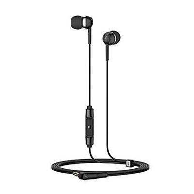 Sennheiser Consumer Audio CX 80S In-ear Headphones with In-line One-Button Smart Remote – Black