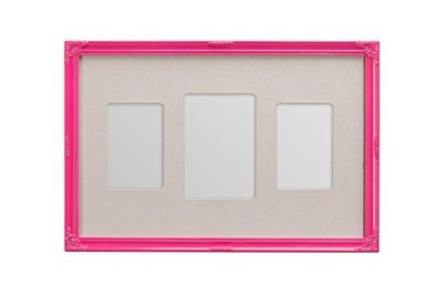 Premier Housewares Multi-Photo Frame for 3 Photos, Pink