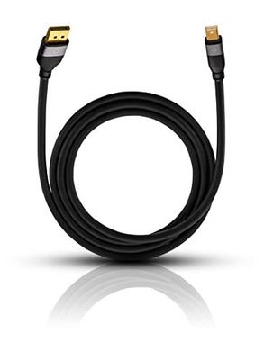 Oehlbach 9250 Impact Plus M1 DisplayPort op Mini-DisplayPort 1 m zwart